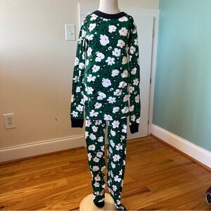 Hannah Andersson Floral Kids Pajamas sz 140/10